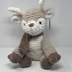 Plush Deer Toy with Scarf